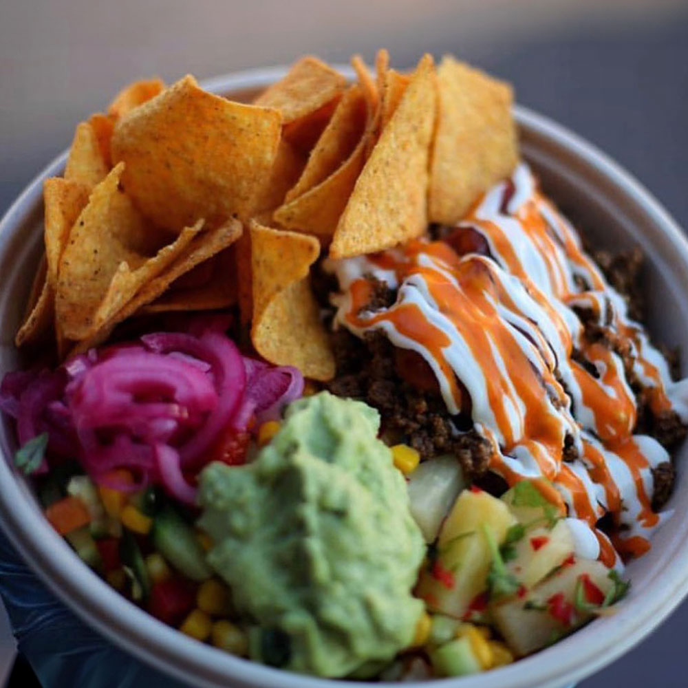 Swedish tacos Hawaii bowl